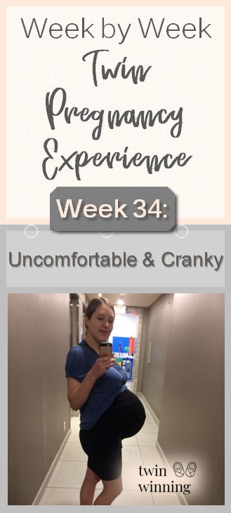 Week 34 twin pregnancy experience