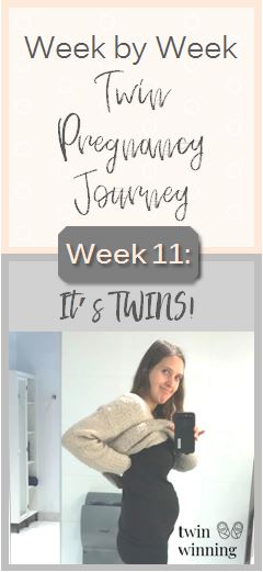 Week 11 twin pregnancy experience