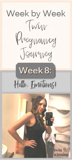 week 8 twin pregnancy experience