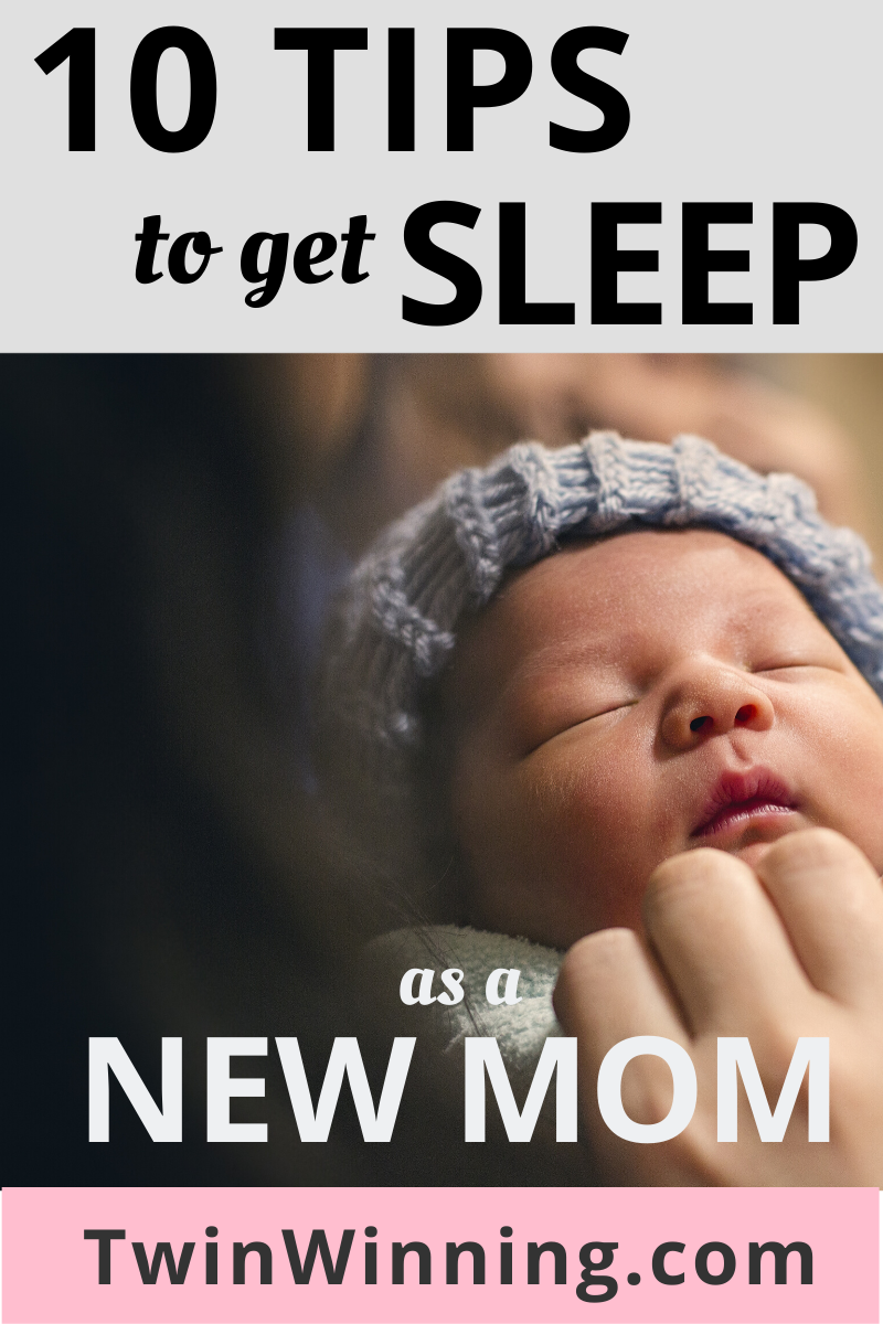 10 tips to get sleep as a new mom of twins