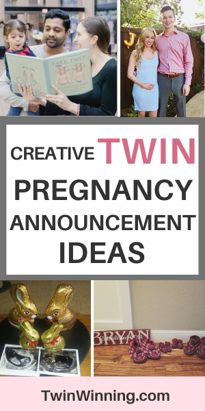 creative twin pregnancy announcement ideas