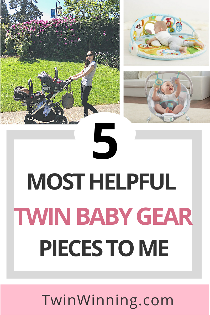 5 most helpful twin baby gear pieces to me