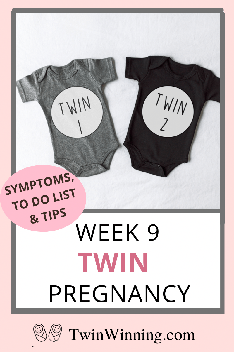 twin pregnancy week 9