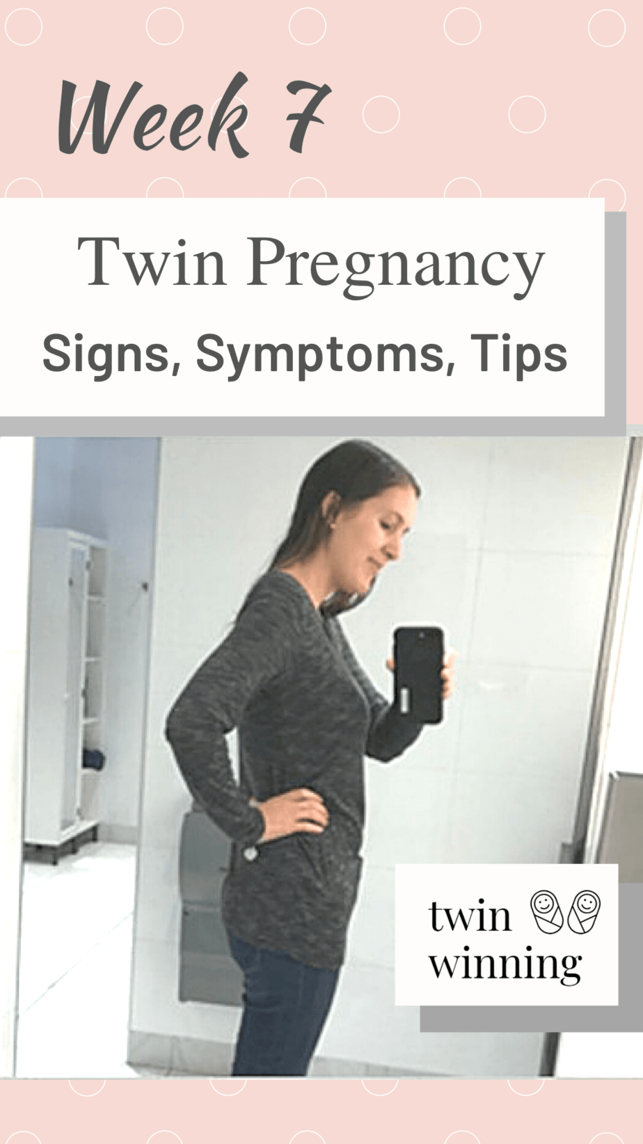 Week 7 Twin Pregnancy: Symptoms, Size, Twin Development - Twin Winning