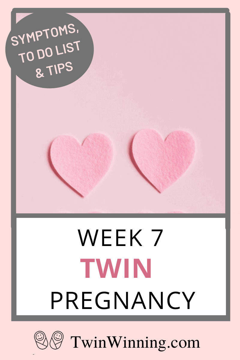 twin pregnancy week 7: what to expect