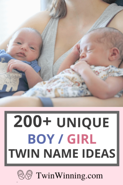 Unique Boy Girl Twin Name Ideas